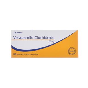 VERAPAMILO 80 MG 50 TABLETAS LS(P)10280