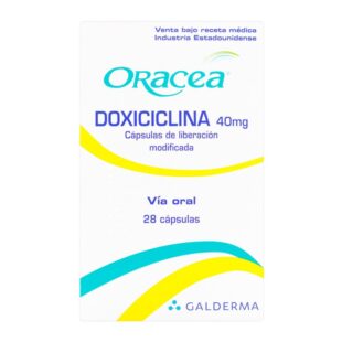 ORACEA 40 MG 28 CAPSULAS (A)(3%+)(PAE)