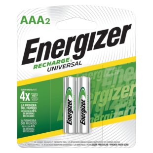 PILA ENERGIZER RECARGABLE AAA 2 UND