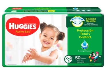 PAN.HUGGIES ACTIVE SEC ET.5 XXG 50 UND