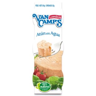 ATUN VAN CAMPS EN AGUA 80 GR 3 UND