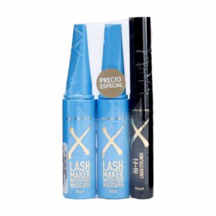 2 PESTANINA LASH MAKER NEGRA+DEL.NEG.P.E