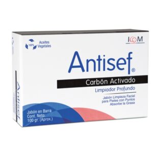 JAB ANTISEF CARBON ACTIVO 100 GR ICOM